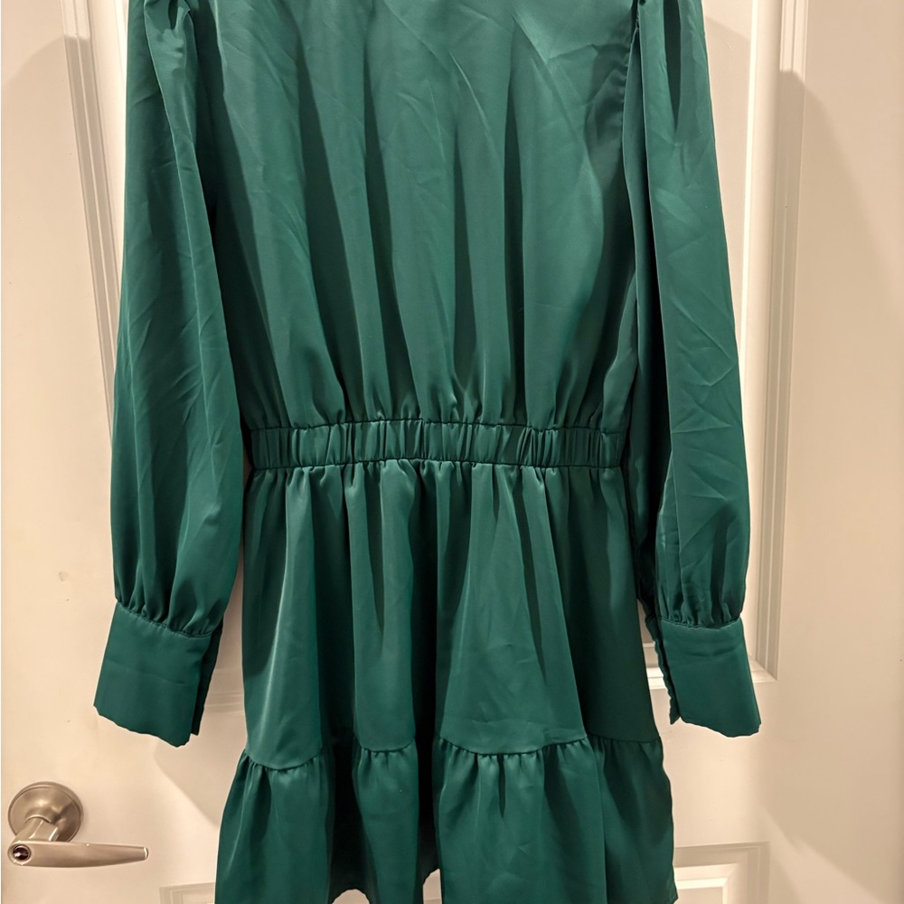 SHEIN Green Mini Dress